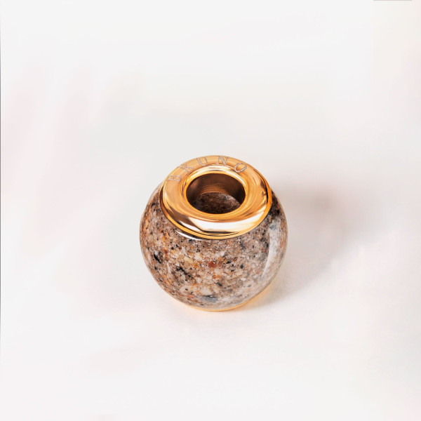 Modularperle Gold - Asche